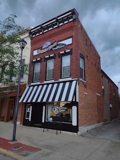 Skeleton Crew Tattoo storefront on N. Franklin Street, Greensburg, IN